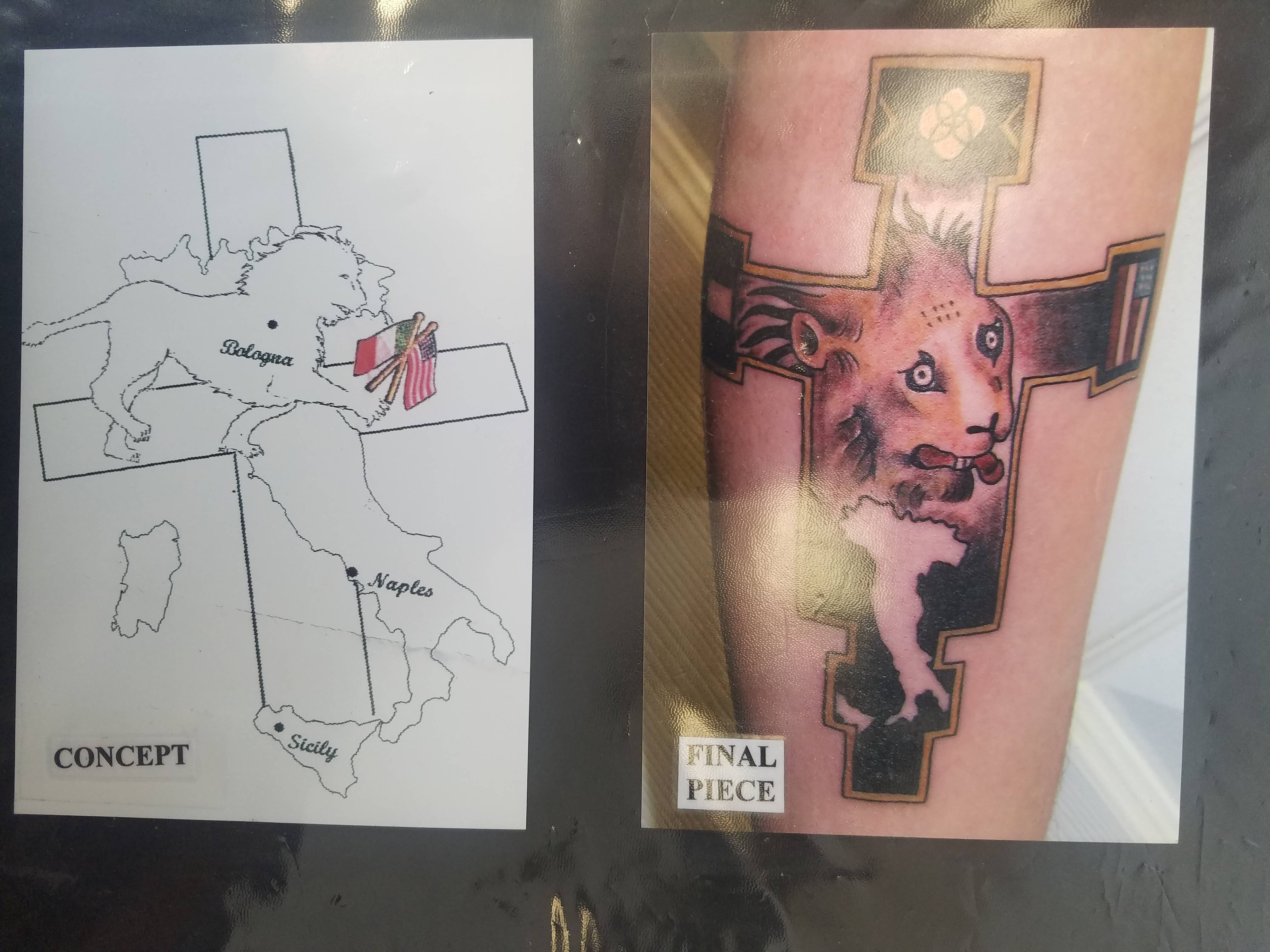 cringe Tattoo - Concept Final Piece