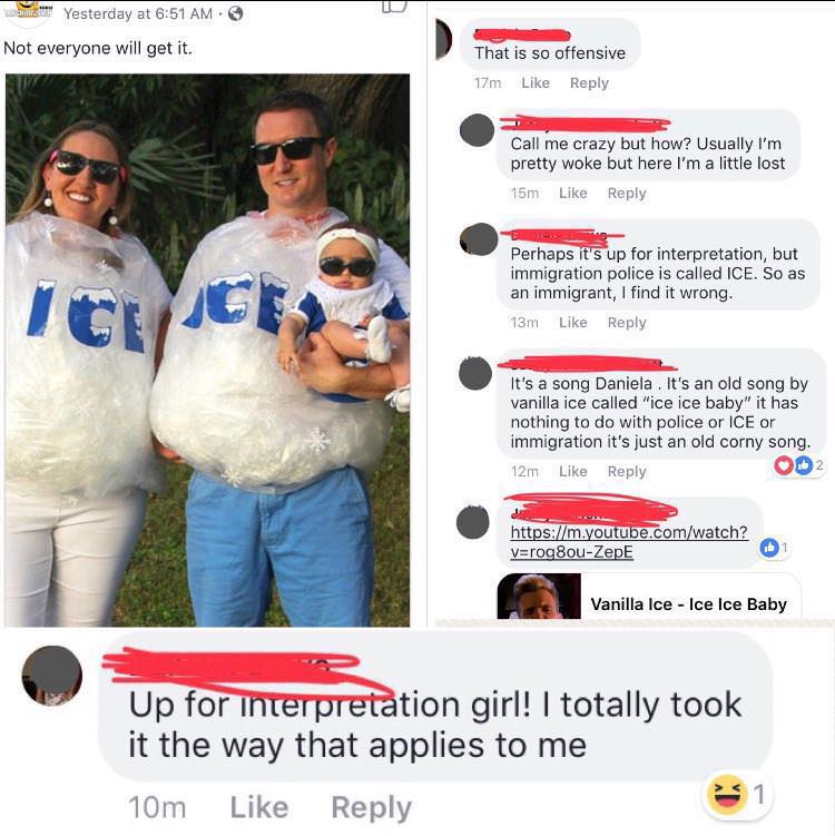 cringe crazy facebook posts - Yesterday at Not everyone will get it. That is so offensive 17m Call me crazy but how? Usually I'm pretty woke but here I'm a little lost 15m Ice Ces Perhaps it's up for interpretation, but immigration police is called Ice. S