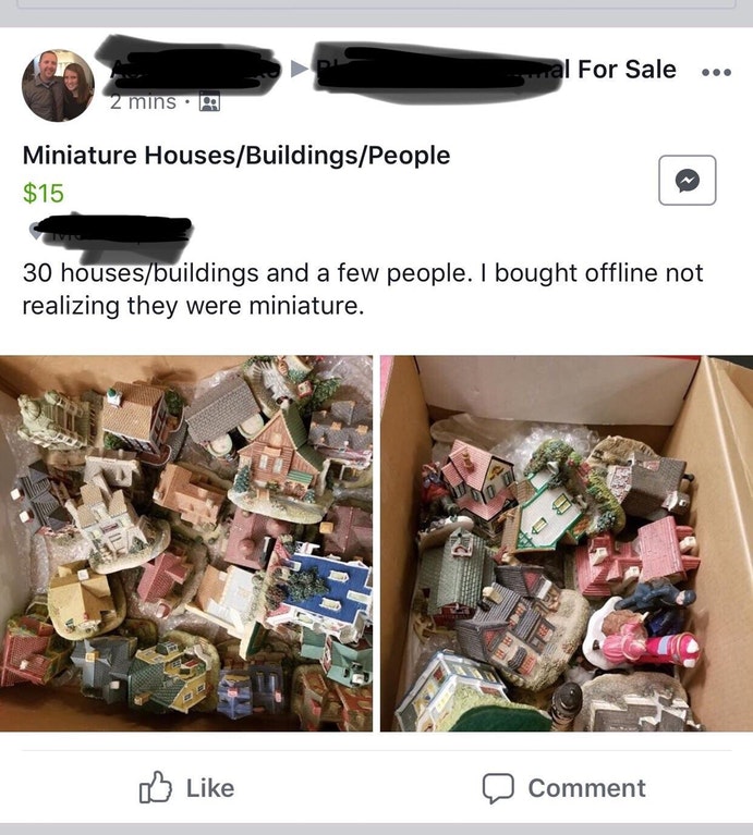cringe plastic - wal For Sale ... 2 mins. Miniature HousesBuildingsPeople $15 30 housesbuildings and a few people. I bought offline not realizing they were miniature. Comment