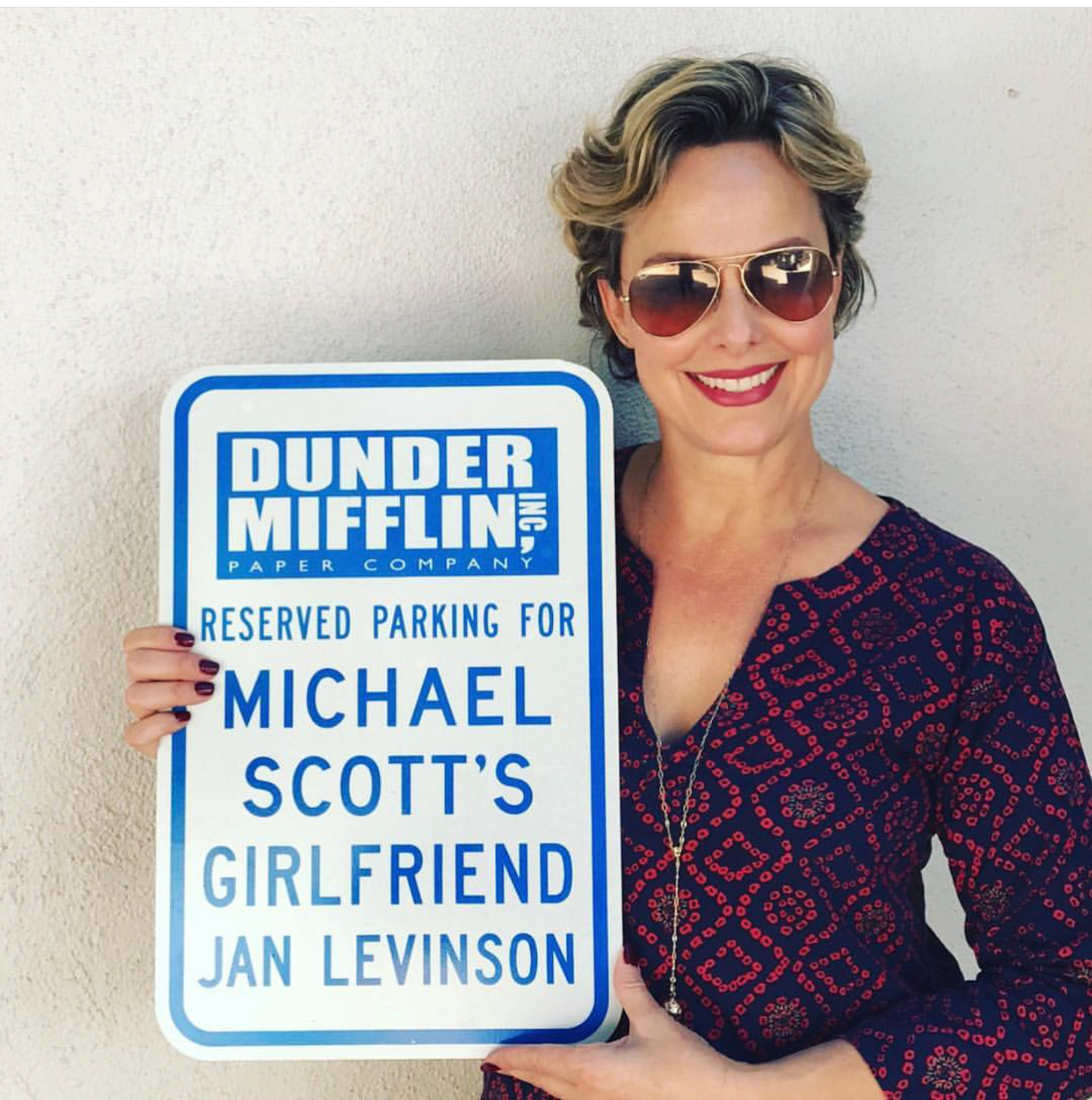 dunder mifflin - Paper Company Dunder Miffline Reserved Parking For Michael Scott'S Girlfriend Jan Levinson