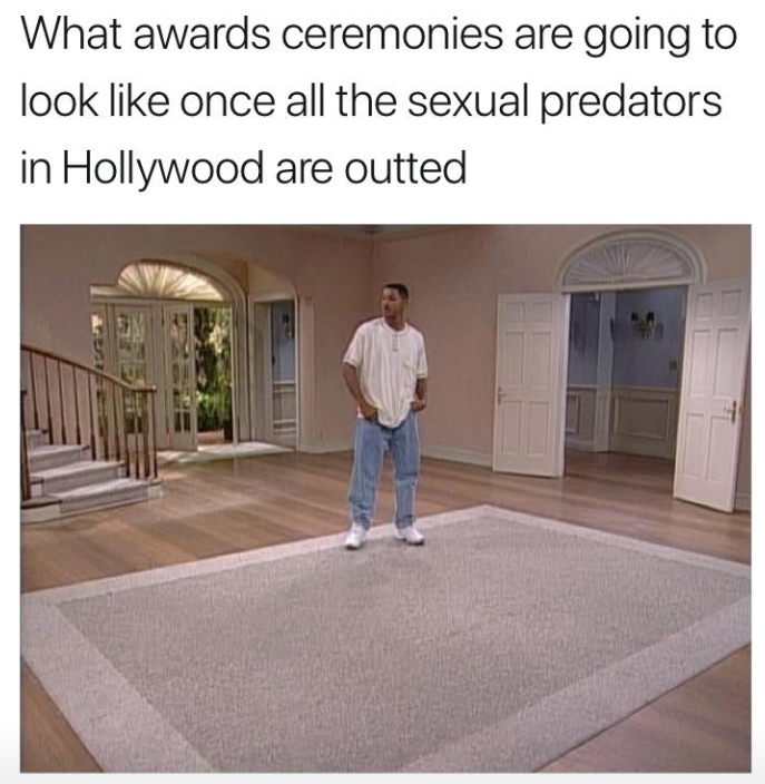 chris paul okc meme - What awards ceremonies are going to look once all the sexual predators in Hollywood are outted