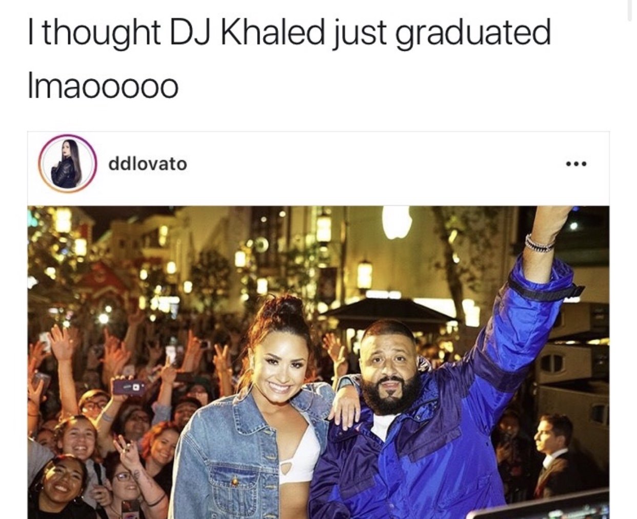 into the wild poster - I thought Dj Khaled just graduated Imaooooo ddlovato