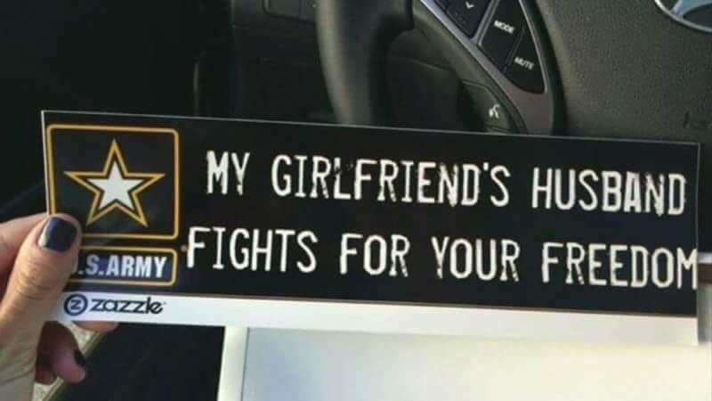us army - My Girlfriend'S Husband Fights For Your Freedom .S.Army zazzle