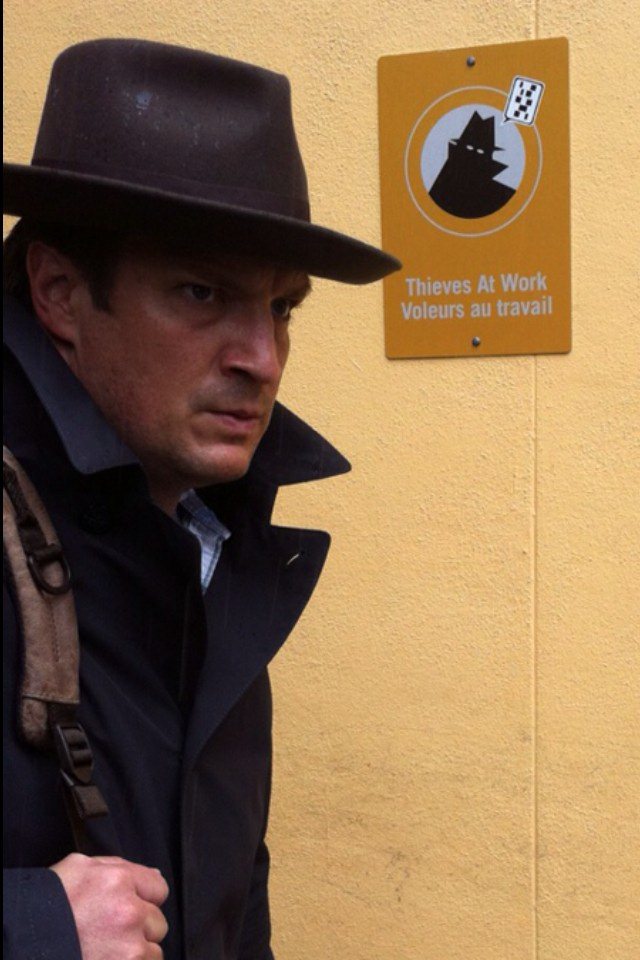 nathan fillion fedora