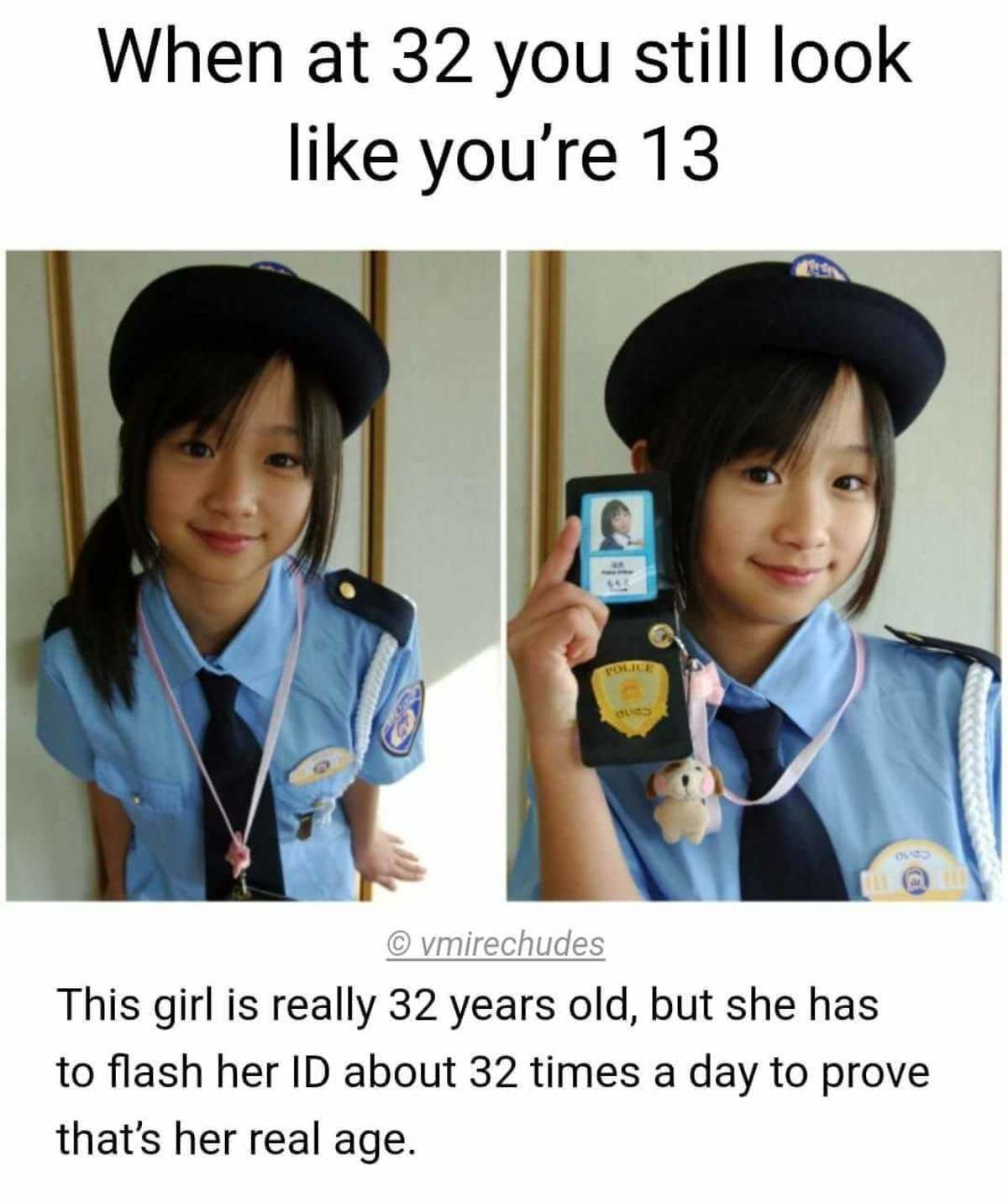 chinese jailbait - When at 32 you still look you're 13 vmirechudes This girl is really 32 years old, but she has to flash her Id about 32 times a day to prove that's her real age.