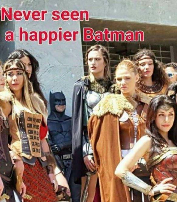 Batman - Never seen a happier Batman