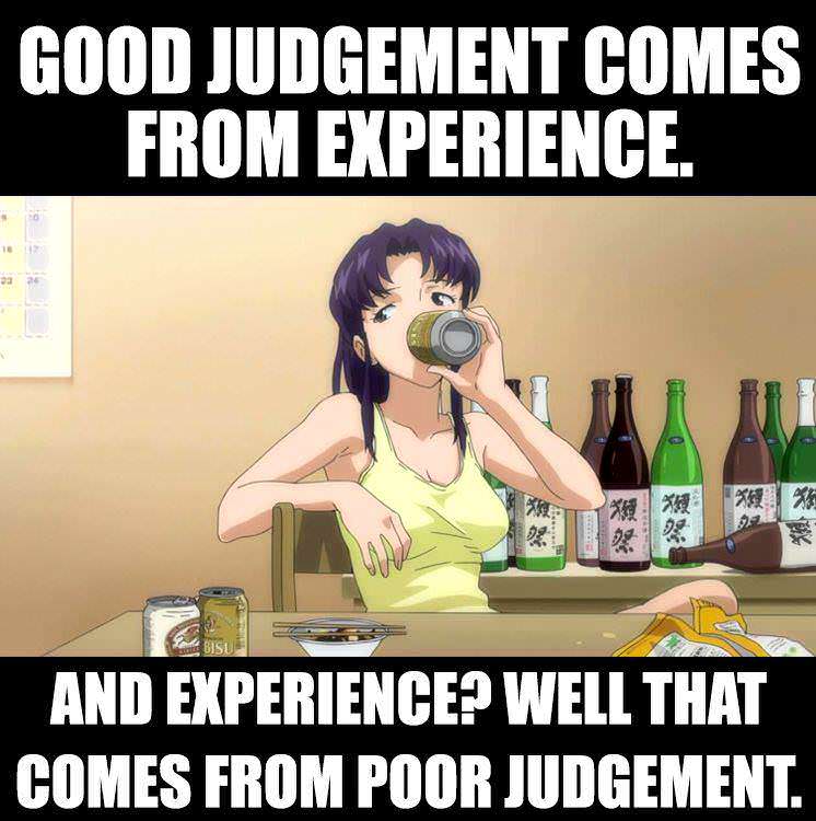 memes - meme lost my post - Good Judgement Comes From Experience. And Experience? Well That Comes From Poor Judgement.