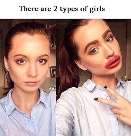 two types of girls - There are 2 types of girls