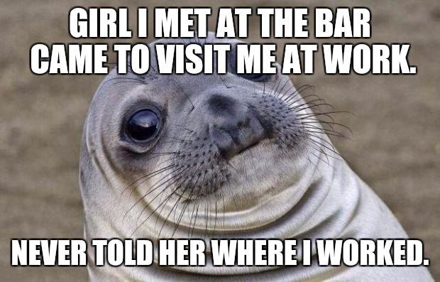 mijas - Girl I Met At The Bar Came To Visit Me At Work. Never Told Her Where I Worked.