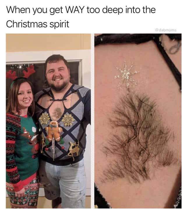 bad taste but great execution - When you get Way too deep into the Christmas spirit dabmoms