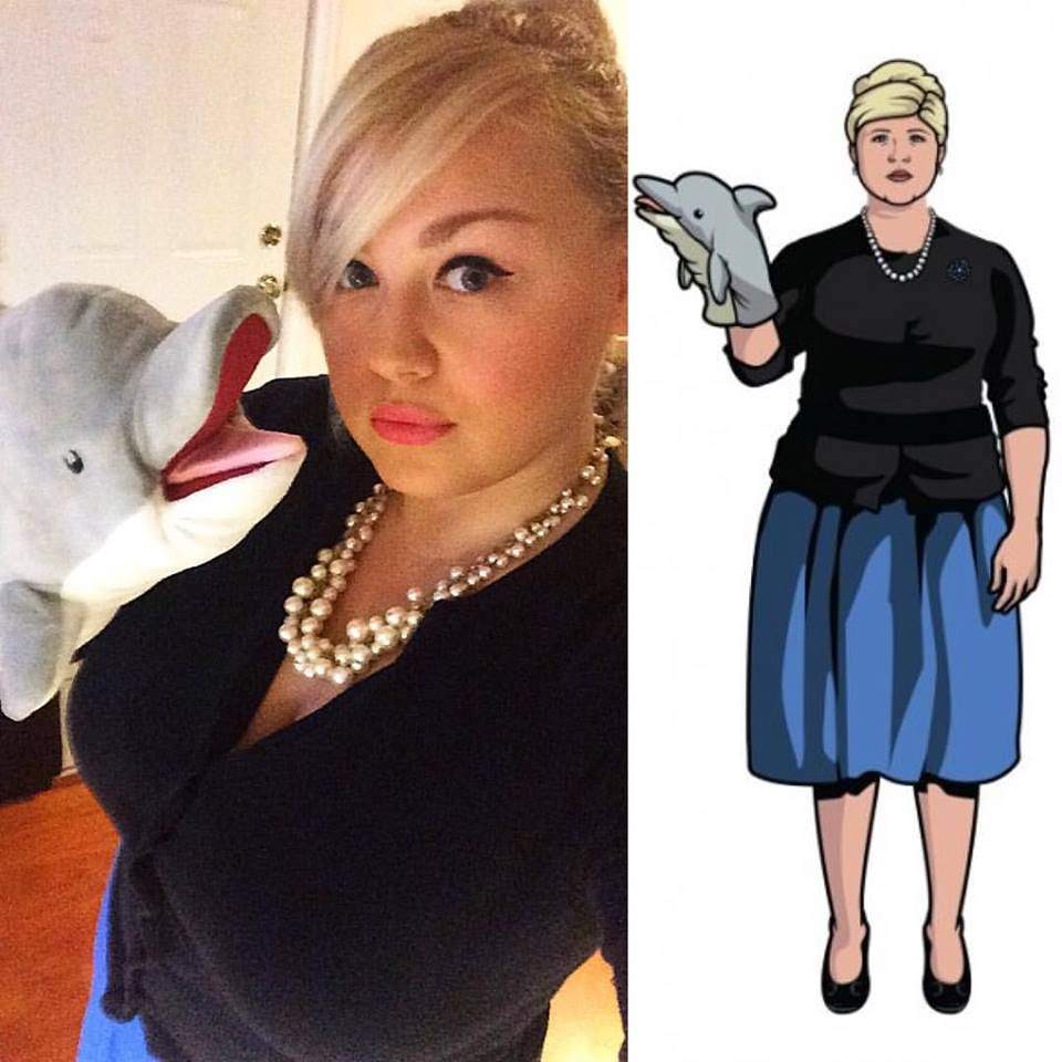 real life pam from archer - 30