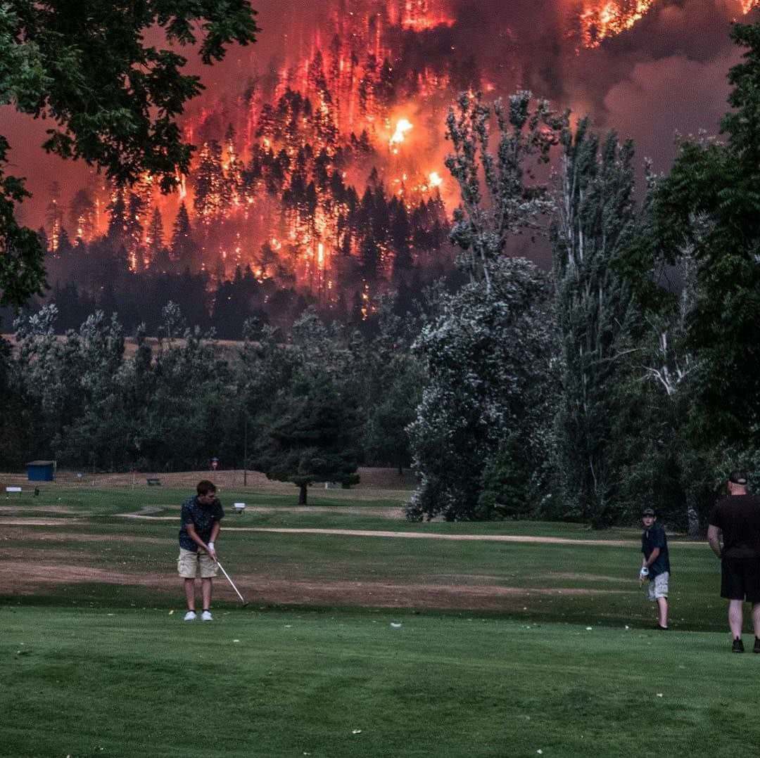 golfers fire