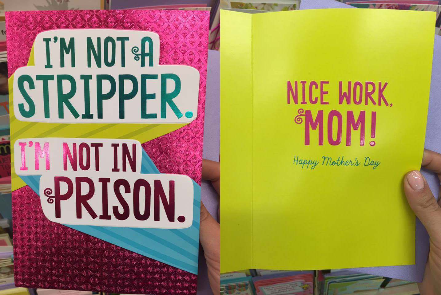 book - I'M Nota Stripper. Nice Work. Mom! Te Not In Happy Mother's Day Prison. Www W