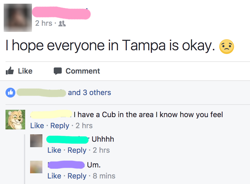 furry cub incest porn - 2 hrs 33 Thope everyone in Tampa is okay.co ide Comment and 3 others I have a Cub in the area I know how you feel 2 hrs Uhhhh 2 hrs Um. 8 mins