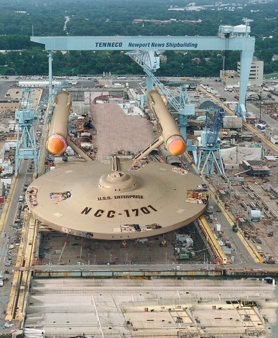 uss enterprise under construction - Tenneco Newport News Shipbuilding Ss Enterprise Cp170