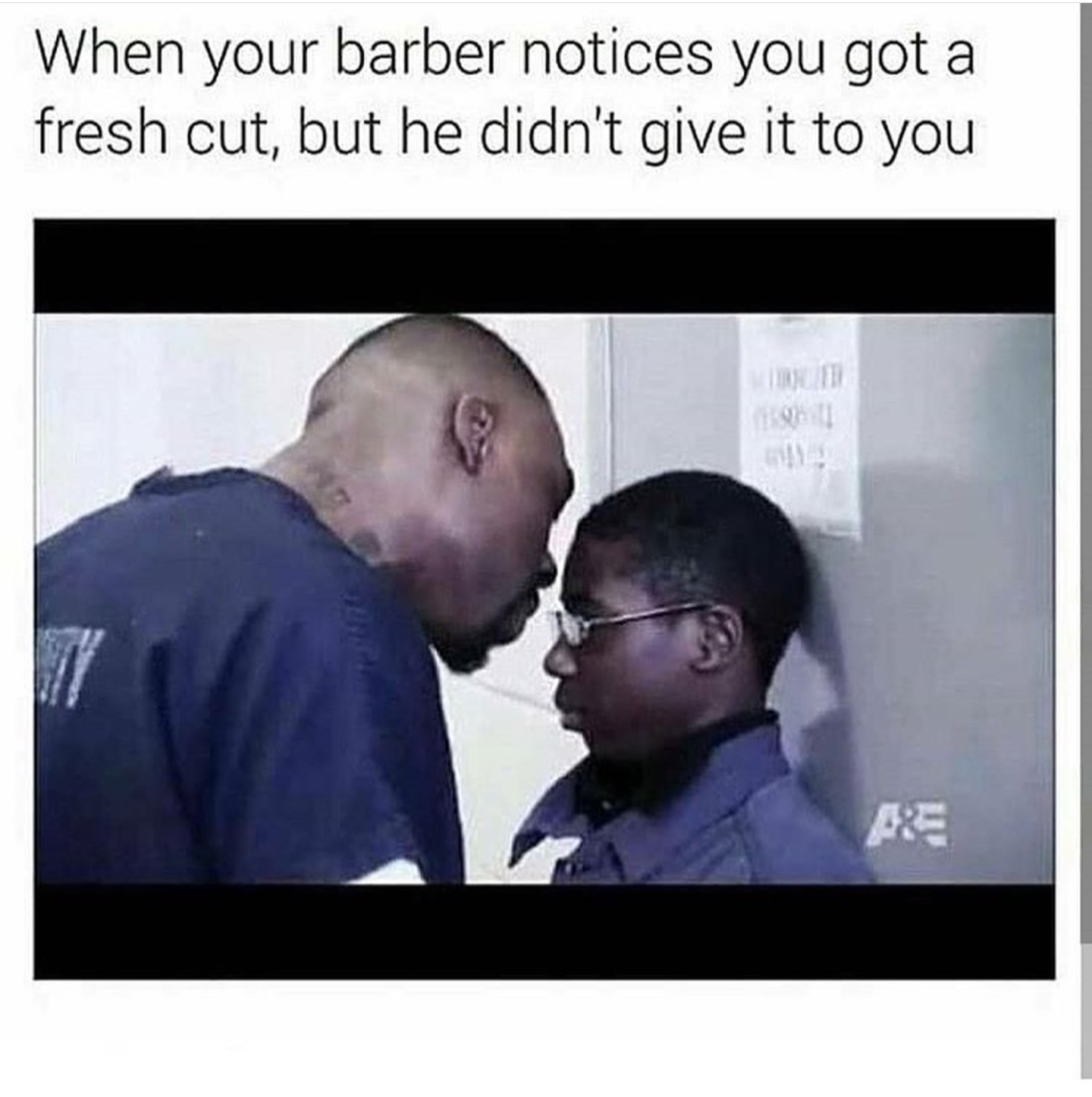 tough am i black edition memes - When your barber notices you got a fresh cut, but he didn't give it to you