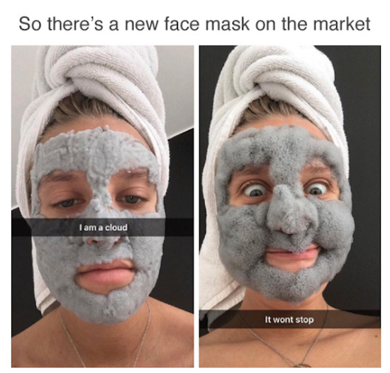 bubble mask - So there's a new face mask on the market I am a cloud It wont stop