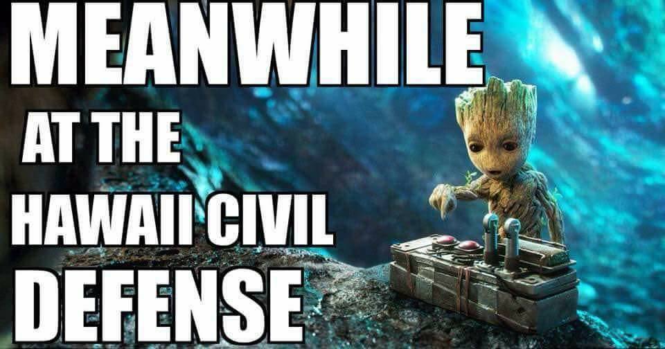 hawaii missile meme - Meanwhile At The Hawaii Civil Defense