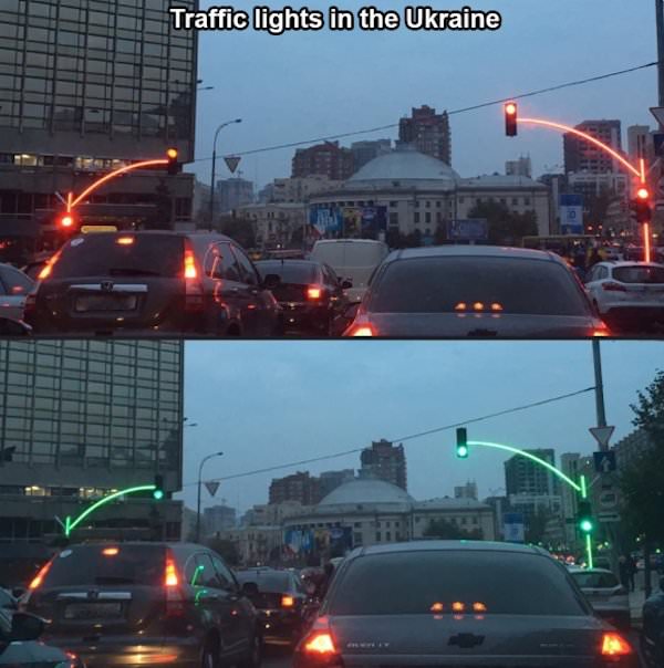 ukraine traffic lights - Traffic lights in the Ukraine