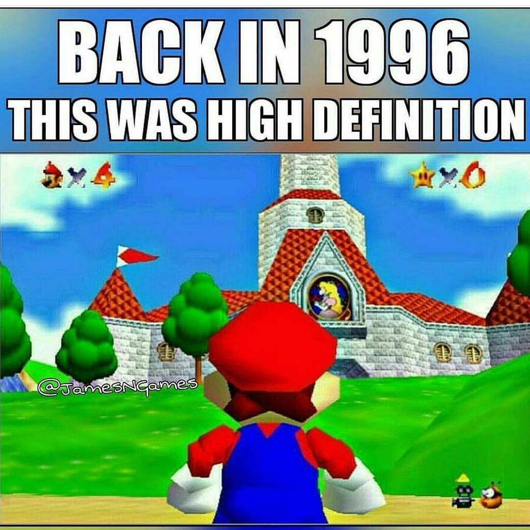 Back In 1996 This Was High Definition Uu