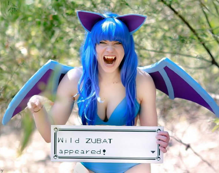 australian cosplayer - Wild Zubat appeared!