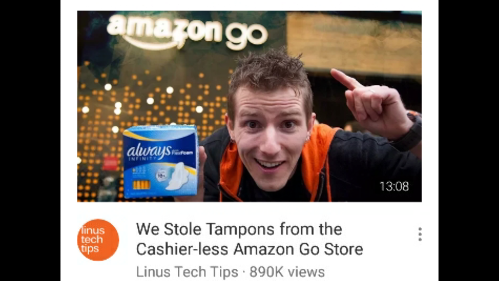 dank 2018 memes - amazongo always 101 linus tech tips We Stole Tampons from the Cashierless Amazon Go Store Linus Tech Tips. views