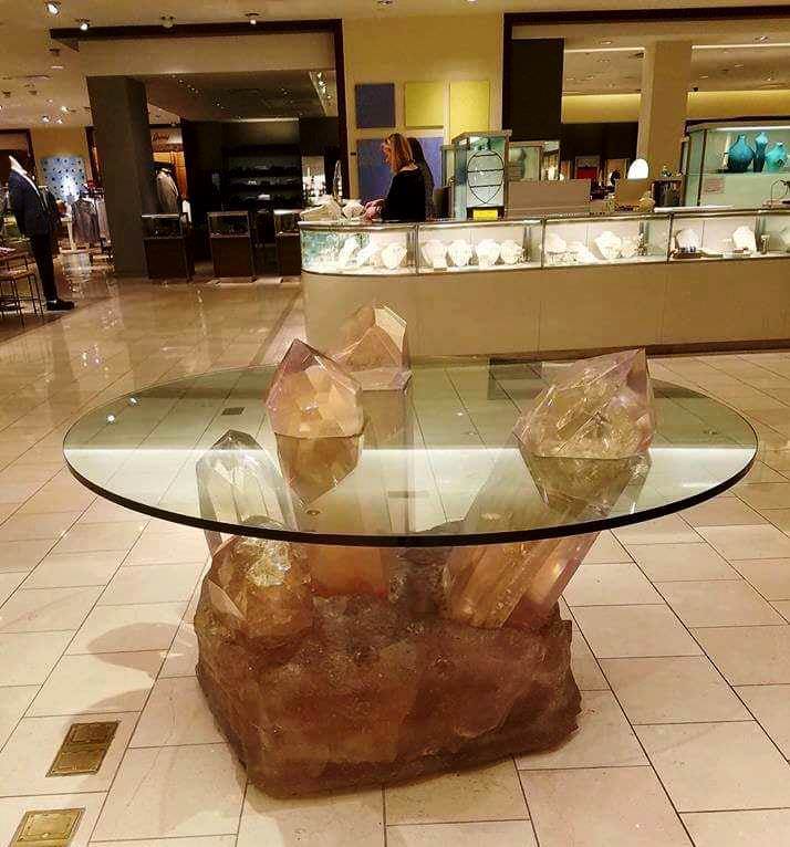 quartz crystal table