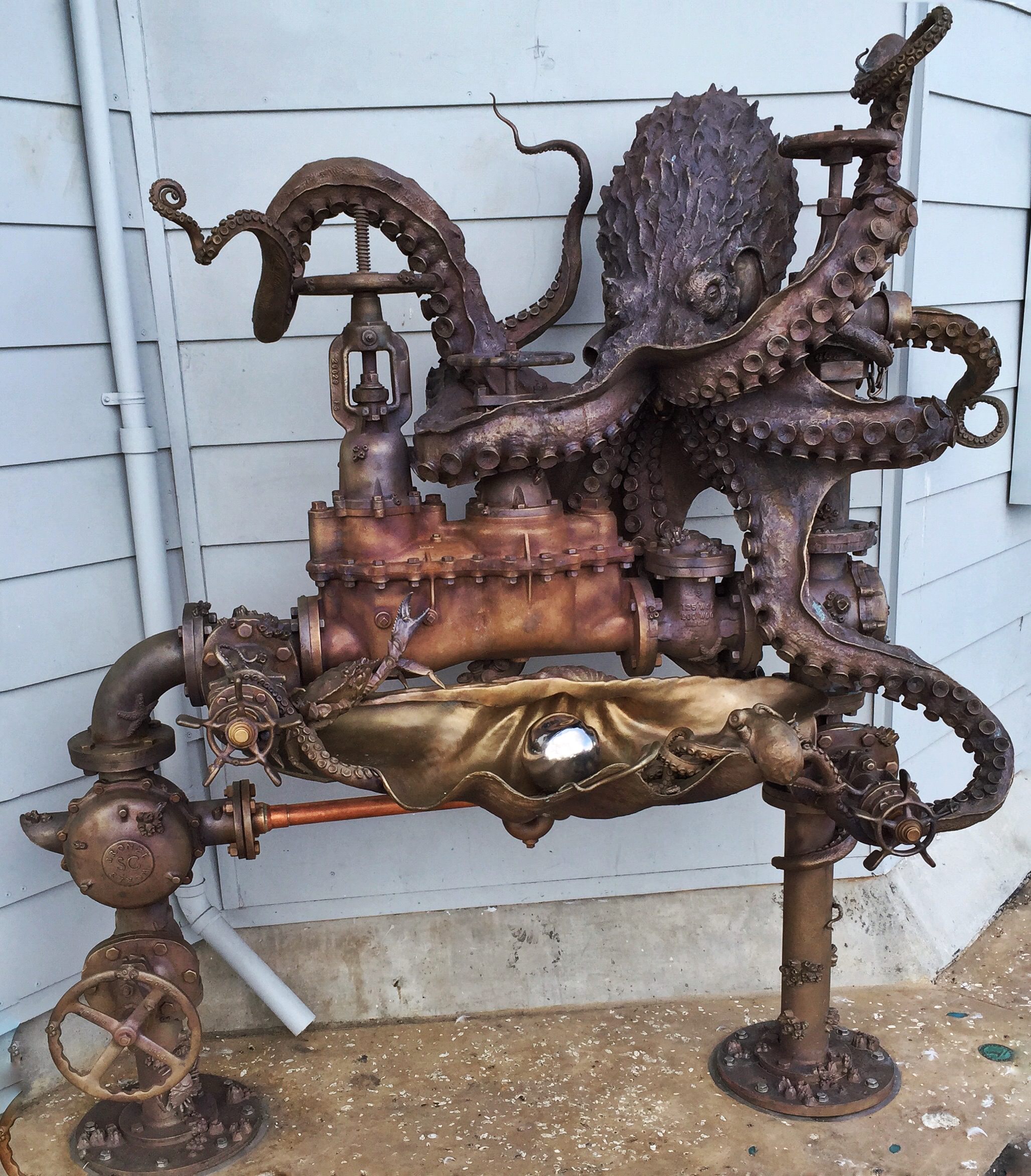 octopus fountain