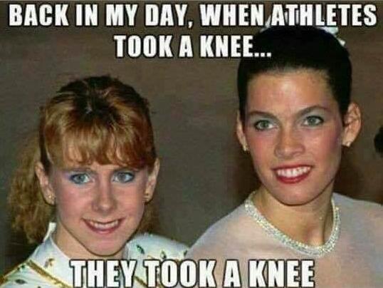 tonya harding 15 years old - Back In My Day, When Athletes Took A Knee... As They Took A Knee