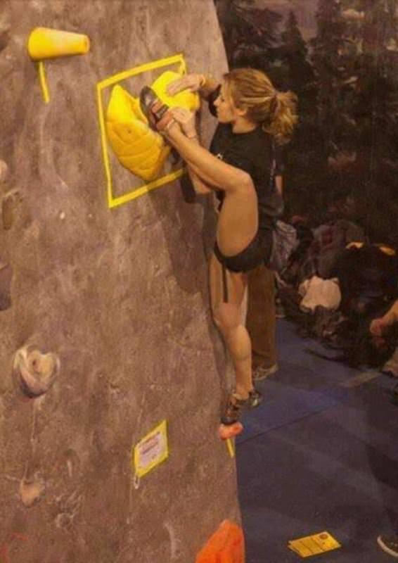 flexible climber girl