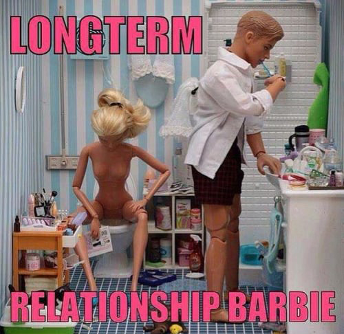 you and bae are comfortable - Longterm Relationship.Barbie Till