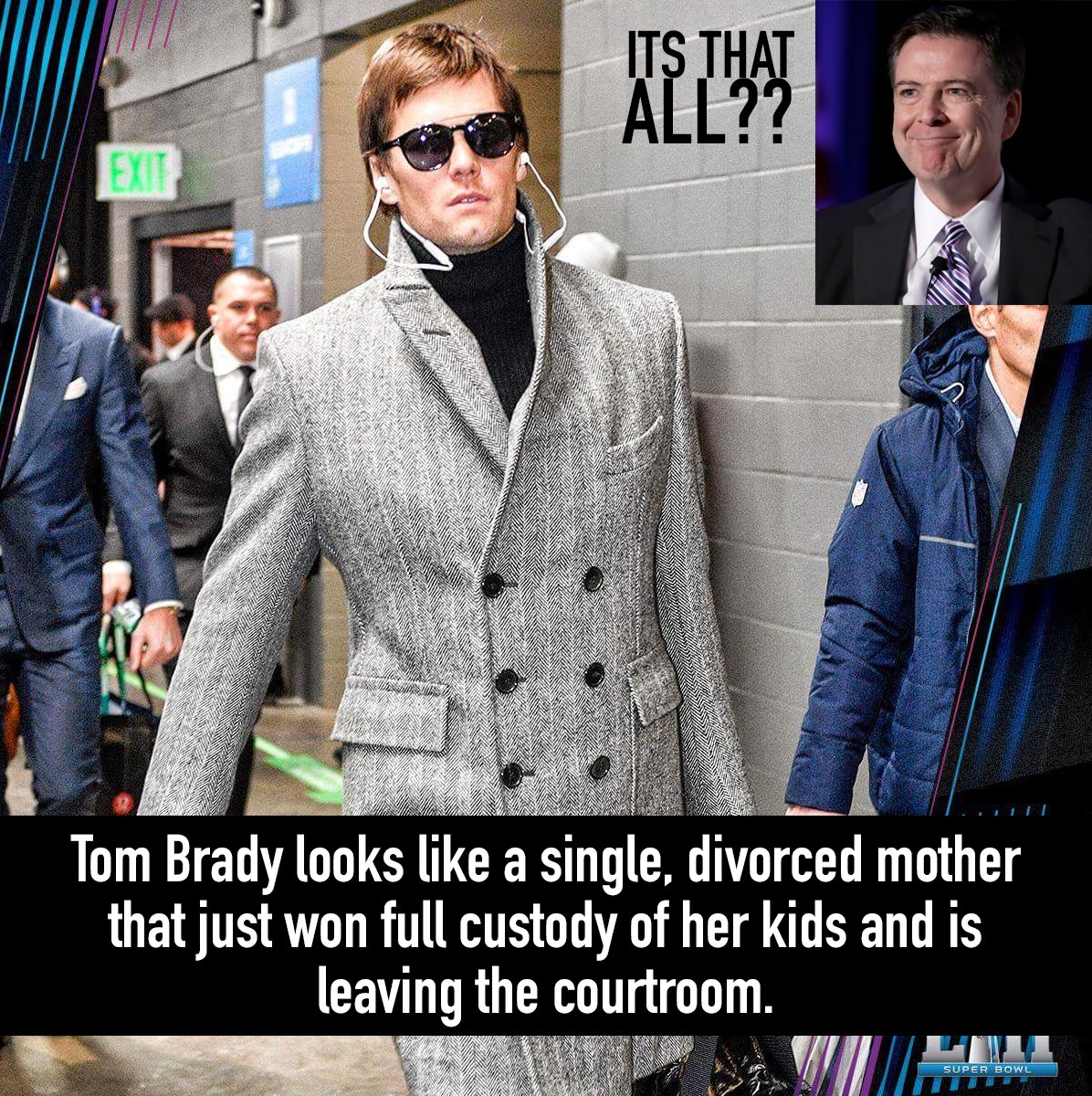 tom brady divorced mom - Its That All?? Exit Tom Brady looks a single, divorced mother that just won full custody of her kids and is leaving the courtroom.