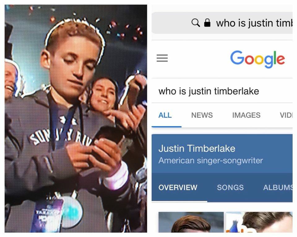 justin timberlake super bowl meme - Qe who is justin tim! Google who is justin timberlake All News Images Vidi Sw Justin Timberlake American singersongwriter Overview Songs Albums