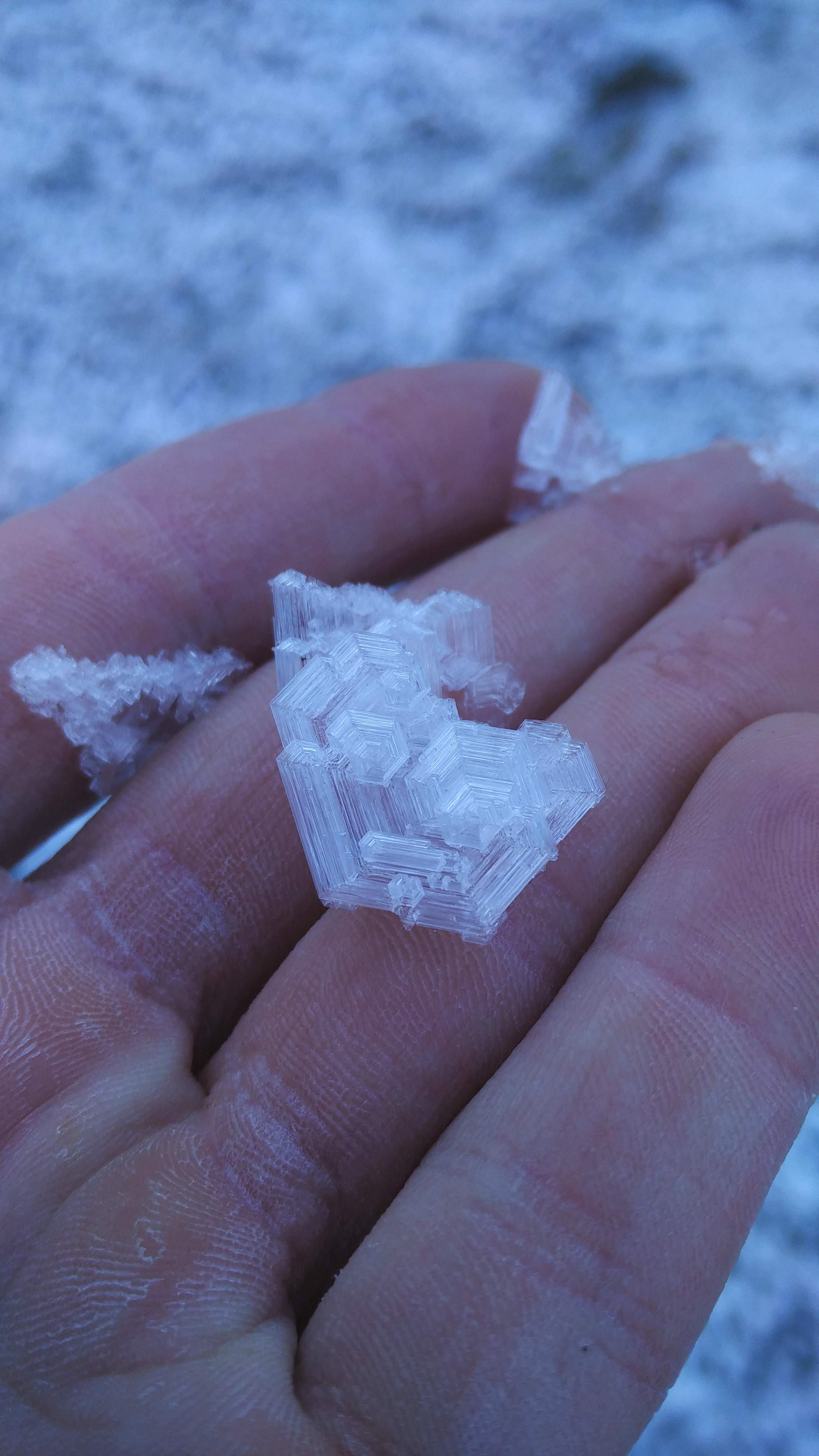 ice crystals in switzerland