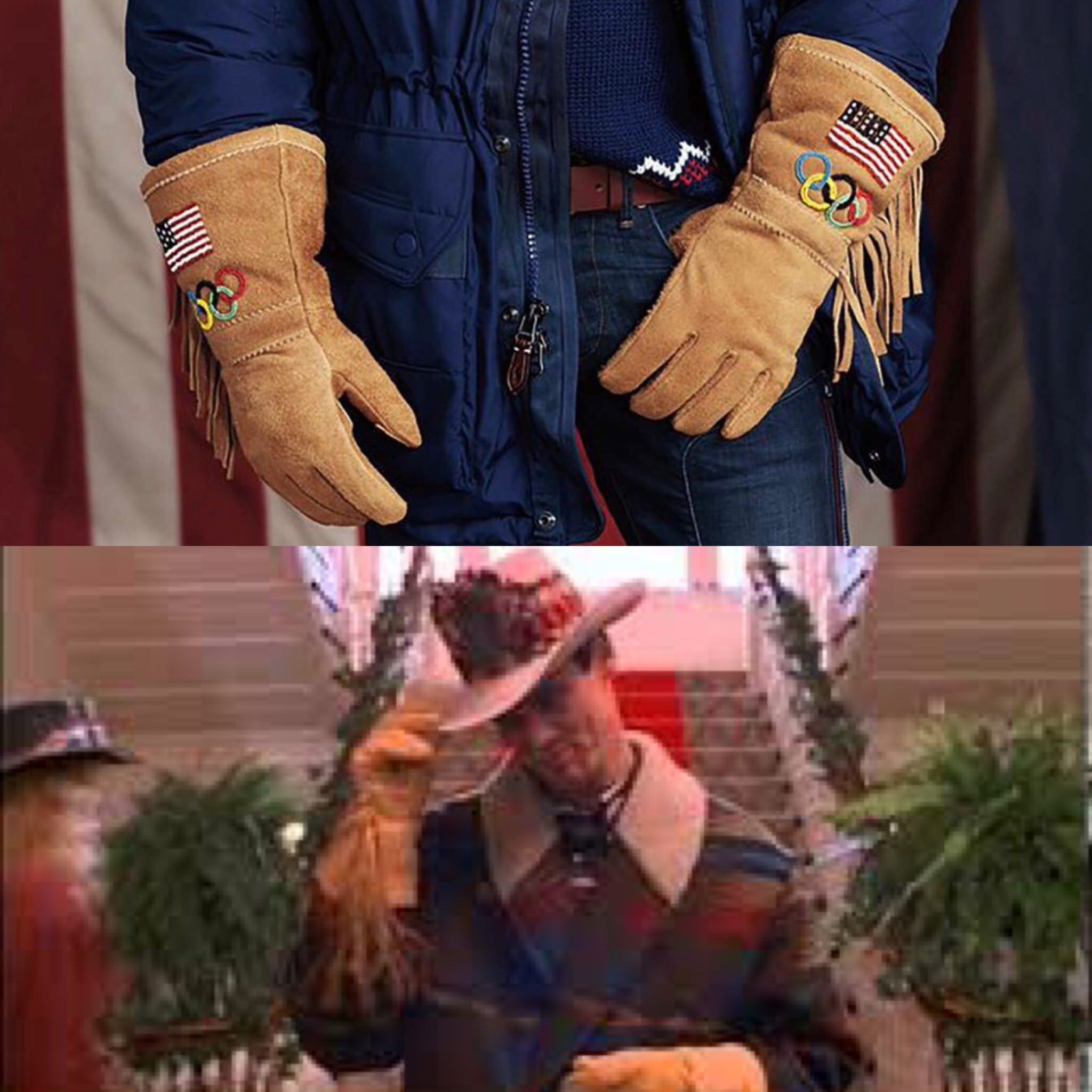 team usa gloves lloyd christmas