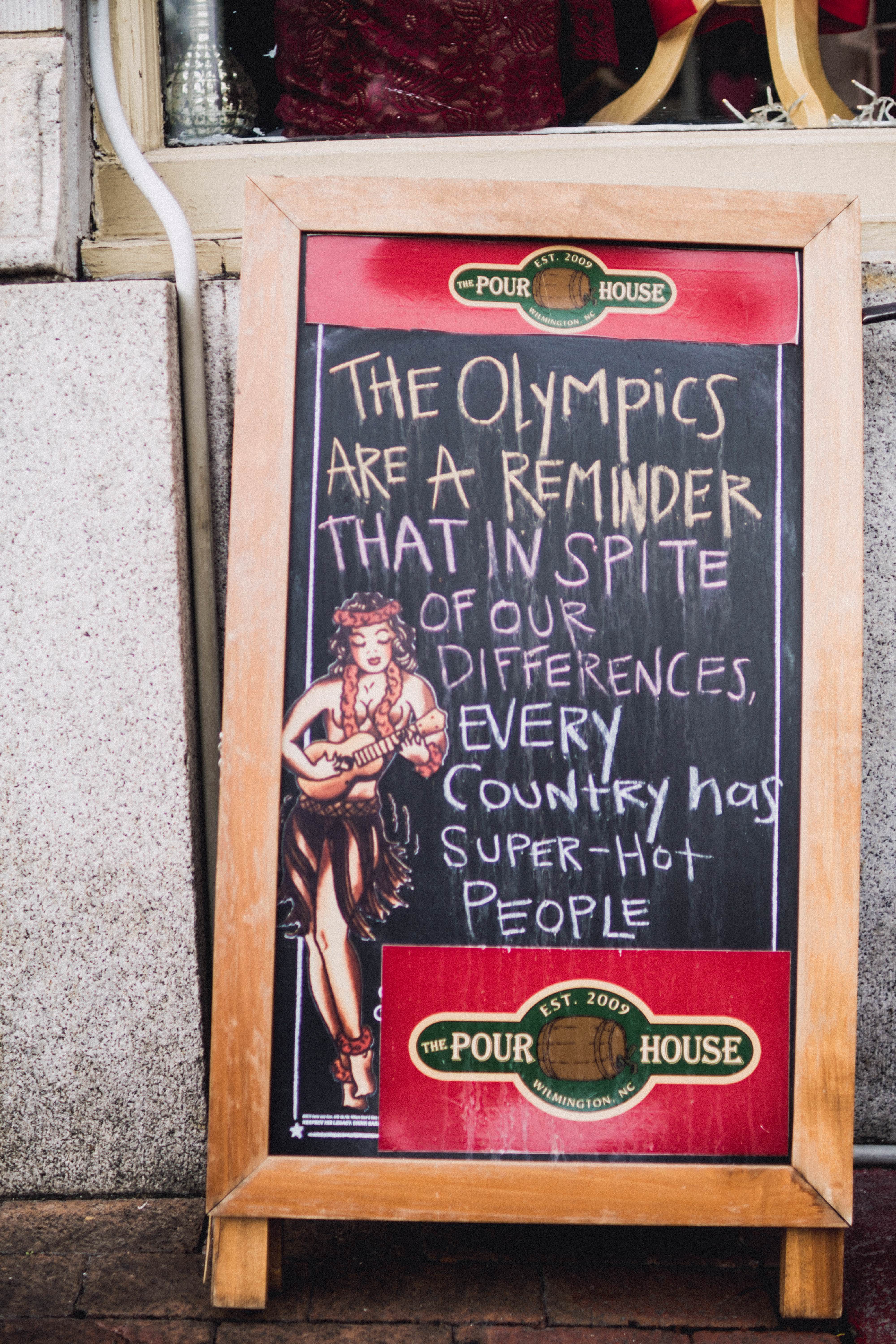 poster - Pour House The Olympics Are A Reminder That In Spite Of Our Differences Every Country has SuperHot People Pour House