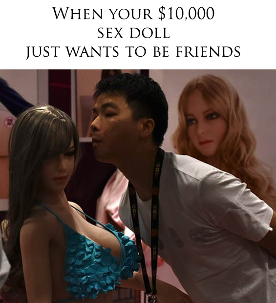 shoulder - When Your $10,000 Sex Doll Just Wants To Be Friends