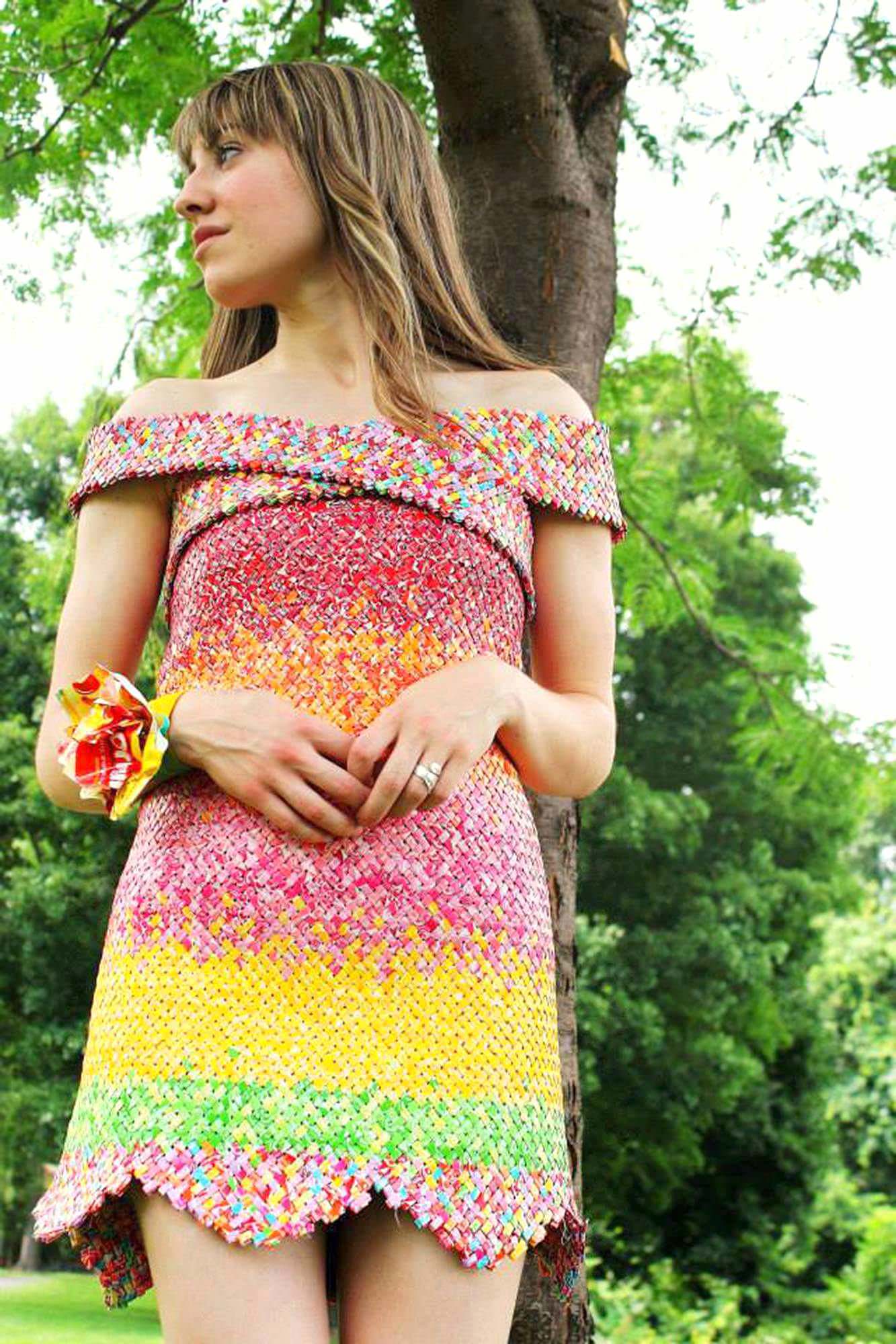 starburst wrapper dress