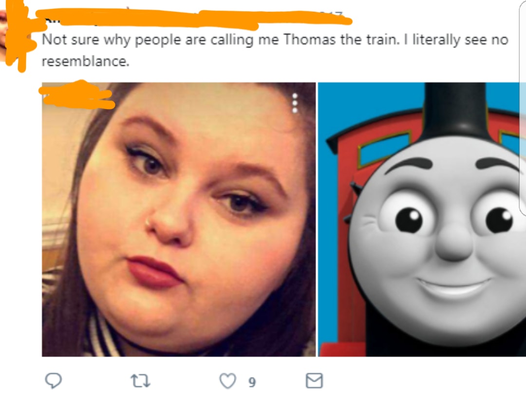 slutty thomas the tank engine - Not sure why people are calling me Thomas the train. I literally see no resemblance.