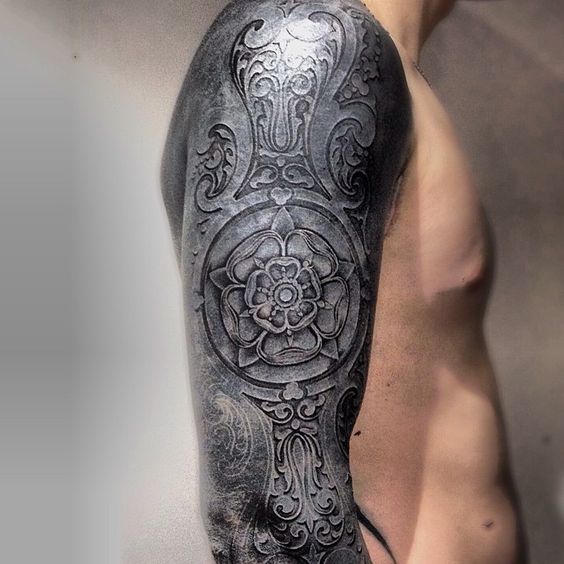 heavy black cover up tattoo