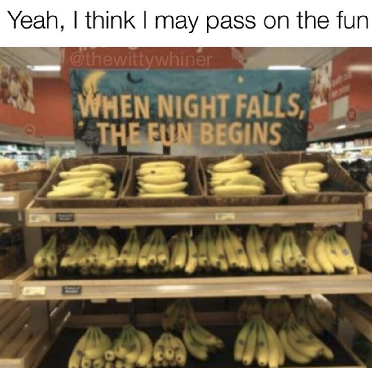 grocery store fails - Yeah, I think I may pass on the fun When When Night Falls, The Eun Begins