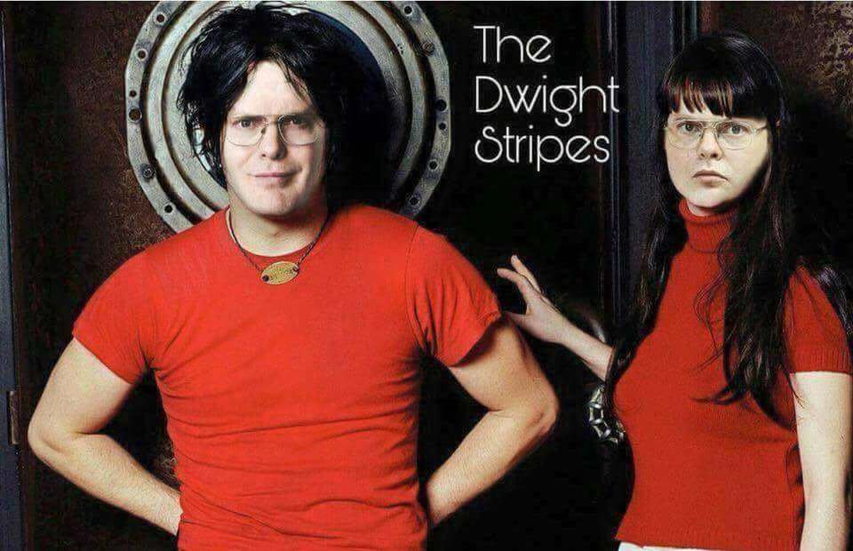 jack white from the white stripes - The Dwight Stripes