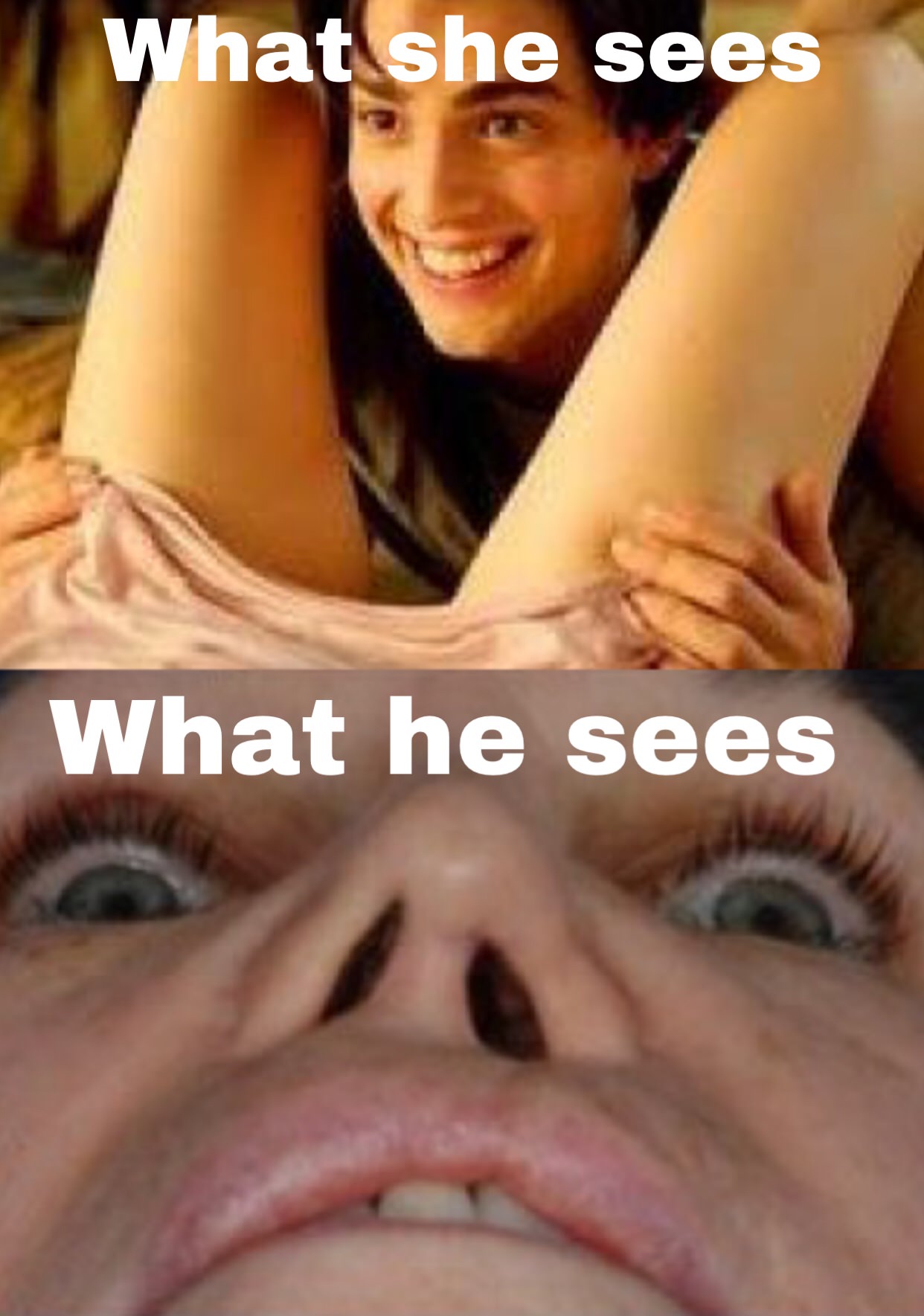 lip - What she sees What he sees