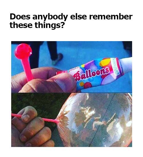plastic - Does anybody else remember these things? Balloons