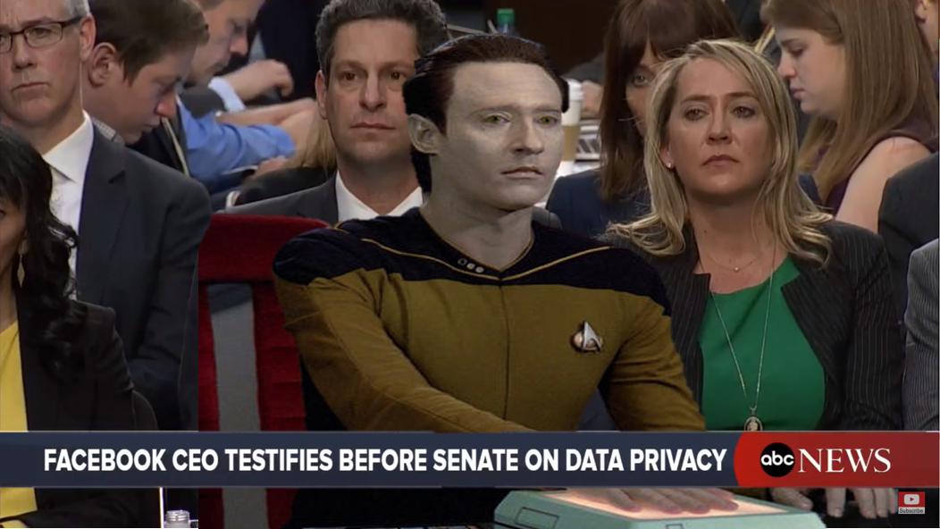 data and facebook ceo meme - Facebook Ceo Testifies Before Senate On Data Privacy abc News