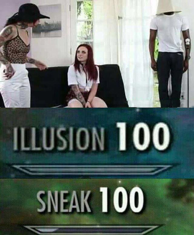 lamp porn meme - Illusion 100 Sneak 100