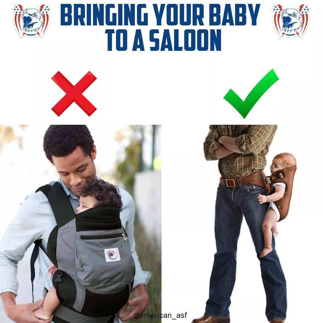 bring your baby to a saloon - Bringing Your Baby To A Saloon