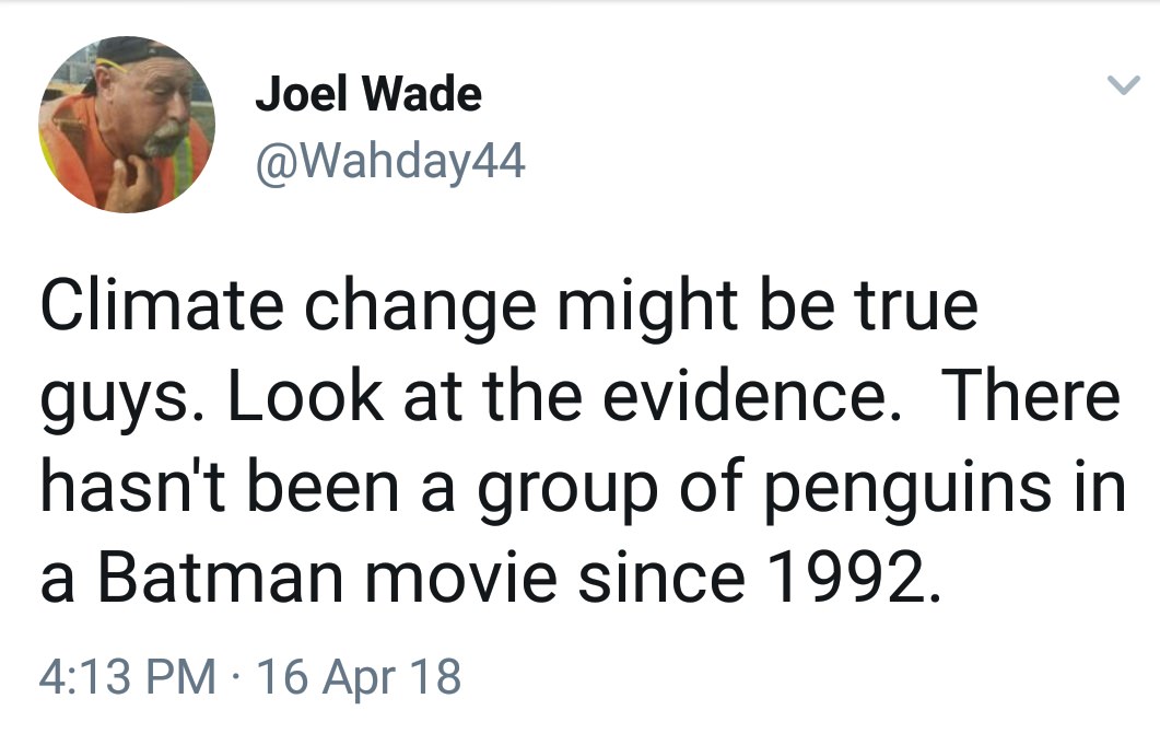 wood penguin owl - Joel Wade Climate change might be true guys. Look at the evidence. There hasn't been a group of penguins in a Batman movie since 1992. 16 Apr 18