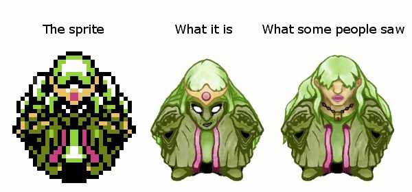 zelda agahnim sprite - The sprite What it is What some people saw