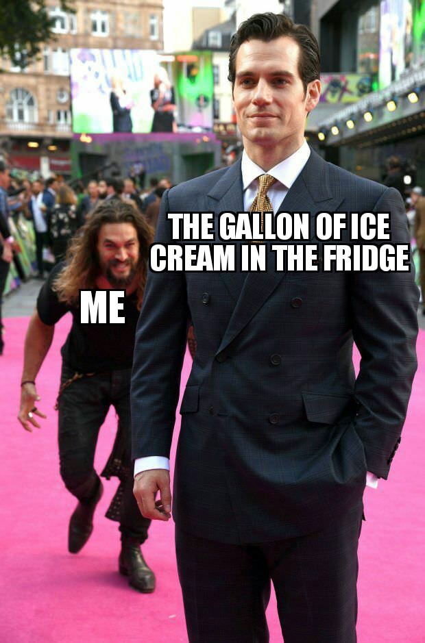 jason momoa sneaks up - The Gallon Of Ice Cream In The Fridge Me